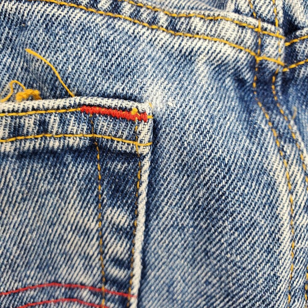 Vintage Polo Jeans Company Ralph Lauren Women's Denim Jean Knee Skirt Size 12 - Picture 9 of 11